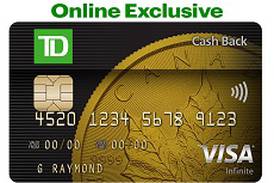 TD Cash Back Visa Infinite* Card Review