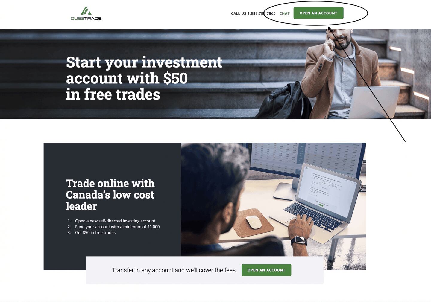 Transfer TFSA to Questrade